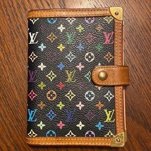 *SOLD* NO THANKS TO POSHMARK LOUIS VUITTON Multicolor Agenda PM Planner Black